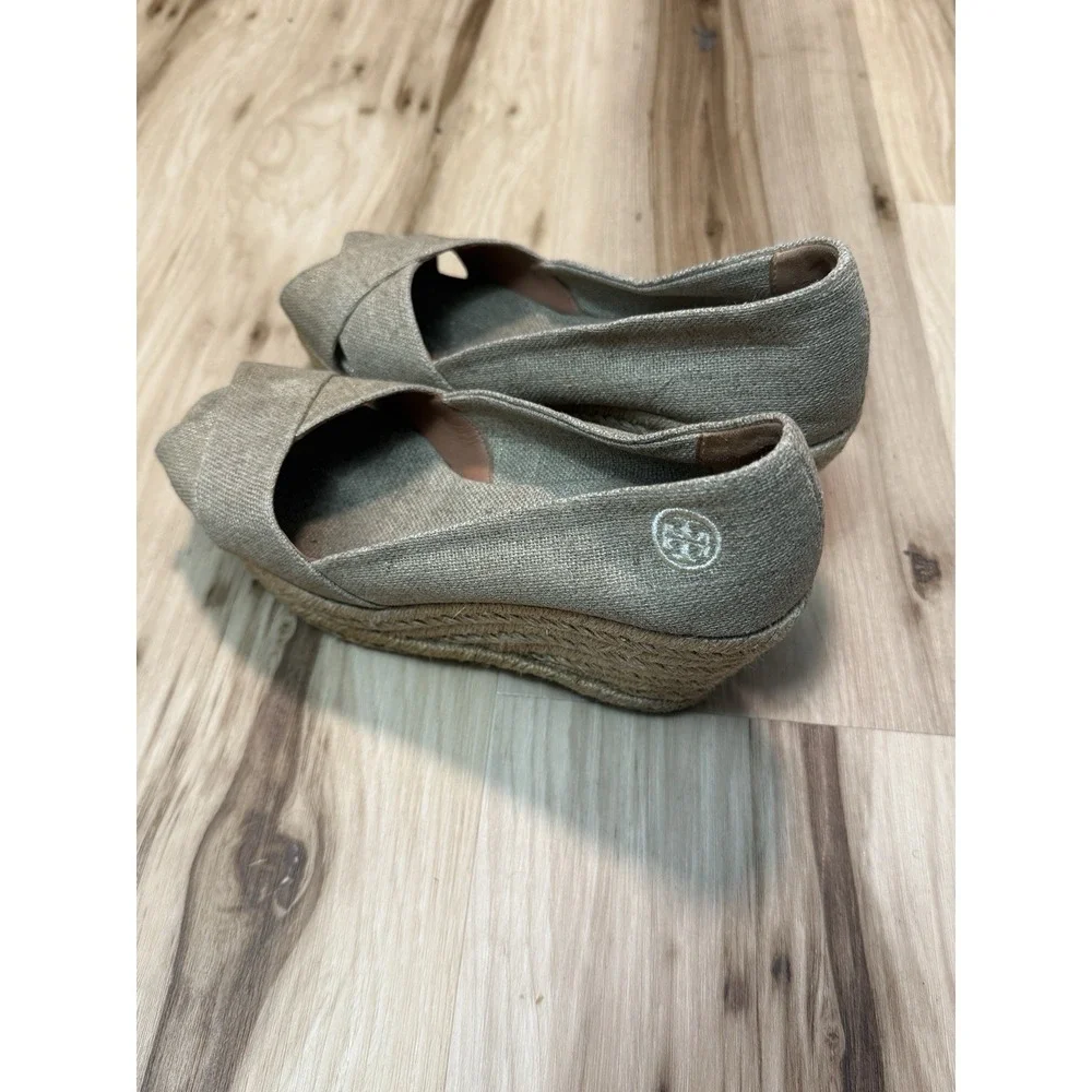 Tory Burch Filipa Espadrille Wedge Women's  Size 7.5